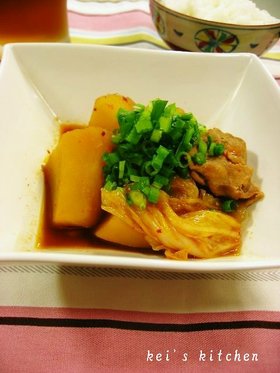 キムチ肉じゃが