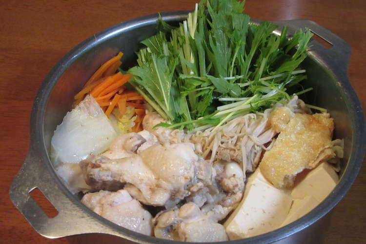 鶏手羽元と白菜の柚子塩鍋 〆はうどん レシピ 作り方 By ﾋﾟｰさんのﾟｰﾟﾟ クックパッド