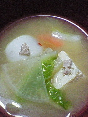 具沢山のお味噌汁