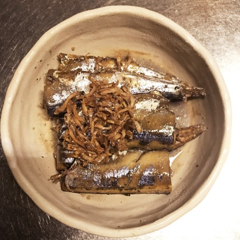 秋刀魚の梅酢煮(カルシウムたっぷり)