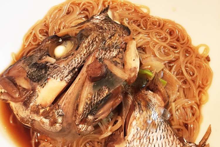 鯛そうめん 鯛アラで レシピ 作り方 By Kikimochi クックパッド 簡単おいしいみんなのレシピが361万品