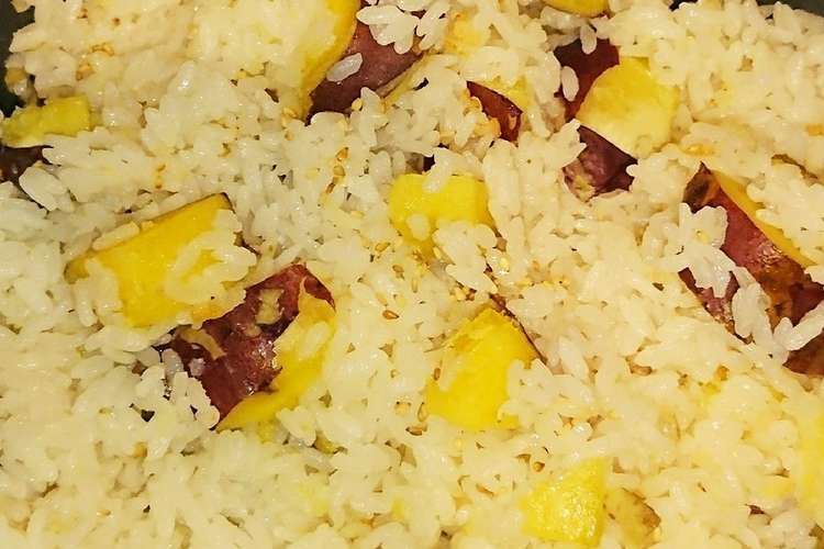 味付けは白だしだけ 簡単さつまいもご飯 レシピ 作り方 By ナリンv8vv8t クックパッド 簡単おいしいみんなのレシピが355万品