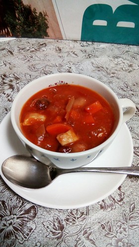 簡単☆具だくさんの濃いめミネストローネ