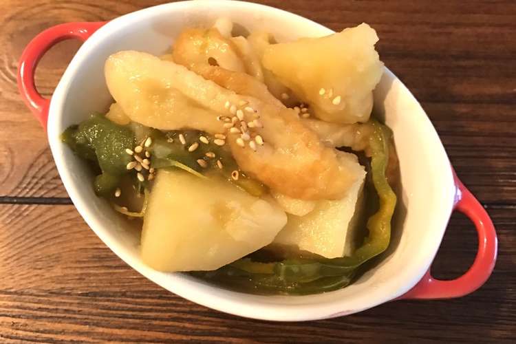 懐かしい味 じゃがピーと竹輪の甘辛煮 レシピ 作り方 By Riko クックパッド