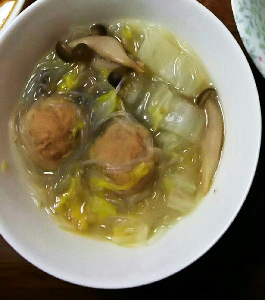 ★肉団子の春雨スープ★の画像