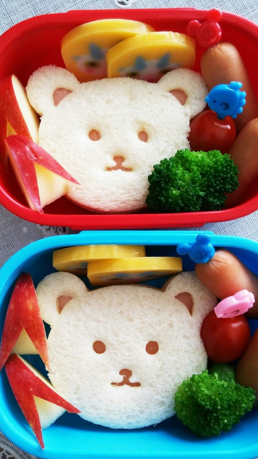 幼稚園(年少)双子のお弁当4の画像