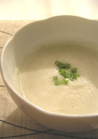 かぶと豆乳の優しいスープ