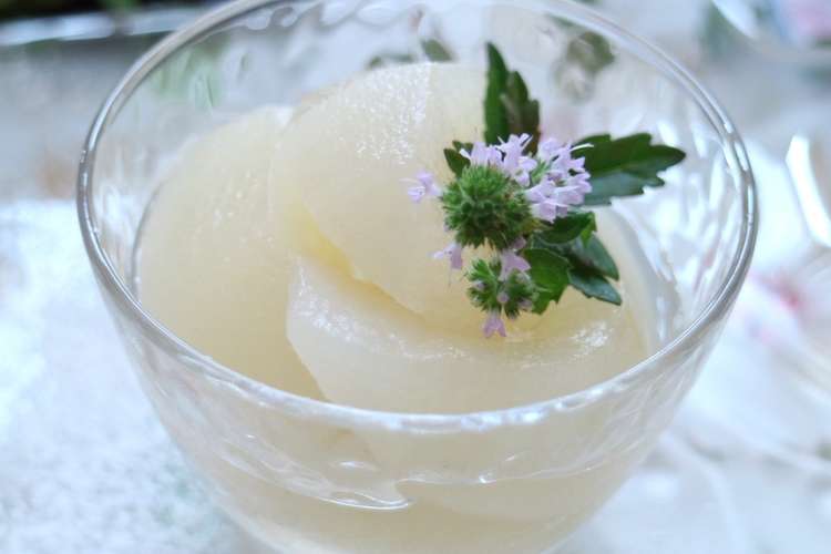 レンジで簡単梨のコンポート レシピ 作り方 By Hataまま クックパッド