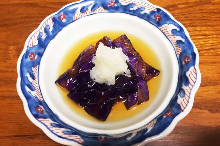 京野菜 伏見ひも茄子の揚げ浸し レシピ 作り方 By うし22 クックパッド 簡単おいしいみんなのレシピが352万品