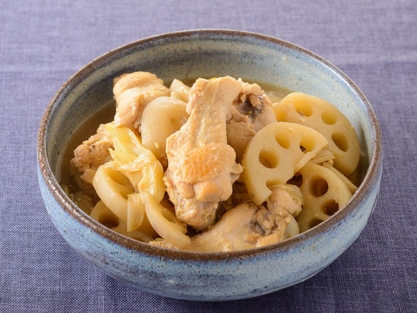 鶏手羽とれんこんのしみしみ煮