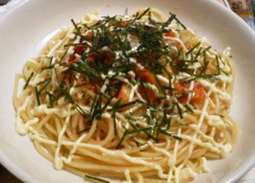 キムチたらこスパゲッティ