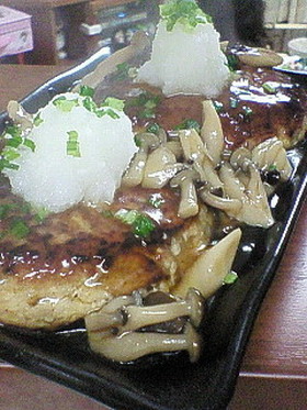ヘルシー豆腐ハンバーグ(~o~)