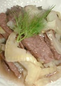 Low Carb＊FennelとBeefの麦酒煮