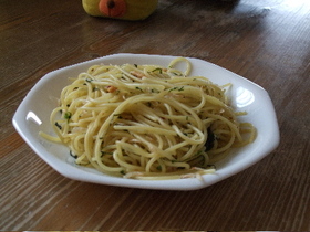 簡単しそスパゲティー
