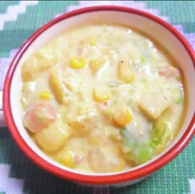 アボカドとチキンのクリーム煮