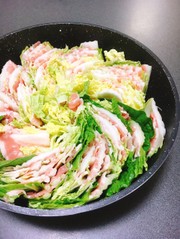 【鍋つゆ】白菜と豚バラのミルフィーユ鍋✤の写真