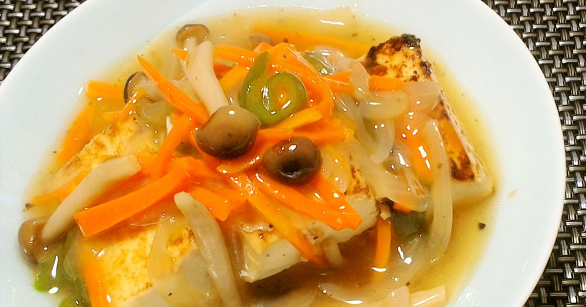あったか！焼豆腐のたっぷり野菜あんかけ！ by sa10ri工房 【クックパッド】 簡単おいしいみんなのレシピが352万品