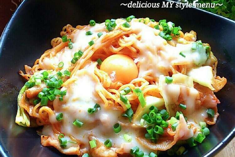 韓国風 辛うま甘辛チーズ焼きそば レシピ 作り方 By 今井ななこ クックパッド 簡単おいしいみんなのレシピが359万品