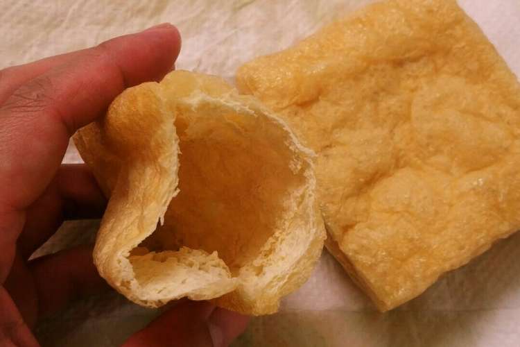 油揚げ 油抜きしない