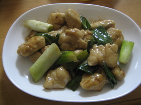 やわらか鶏胸とねぎの甘辛