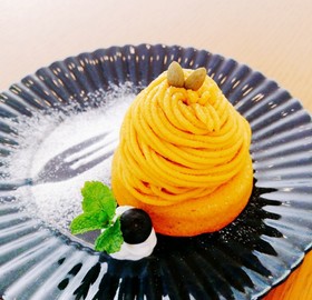 本格的なかぼちゃのモンブラン♪