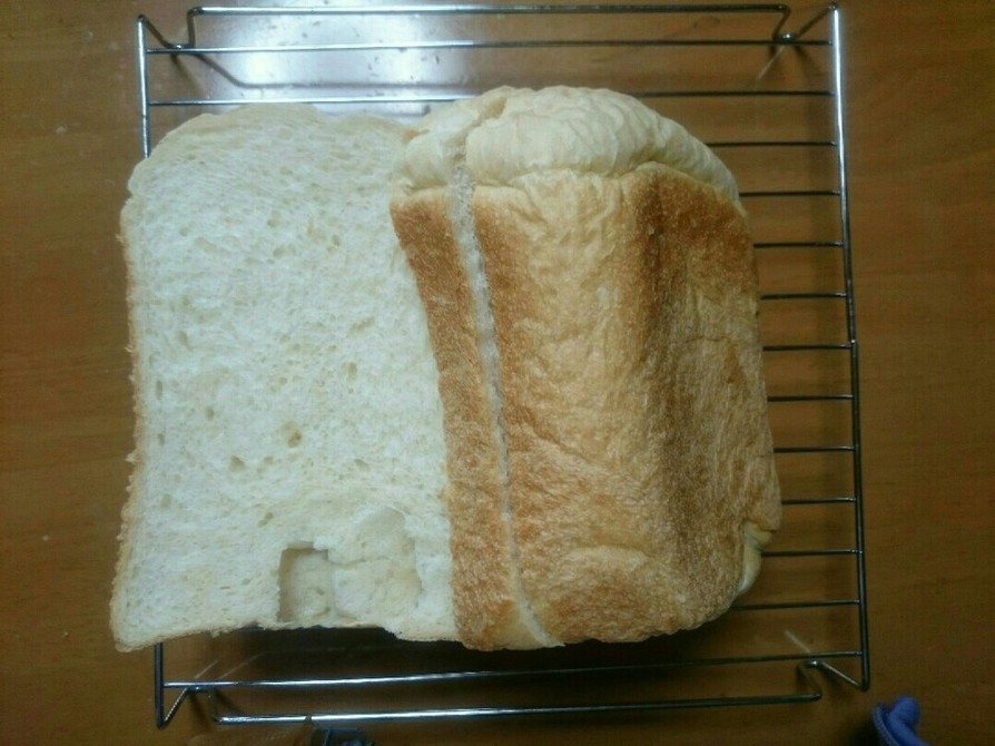 HBで♡シンプルな食パンの画像