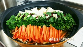 家庭で本格‼博多風もつ鍋をどうぞ❤