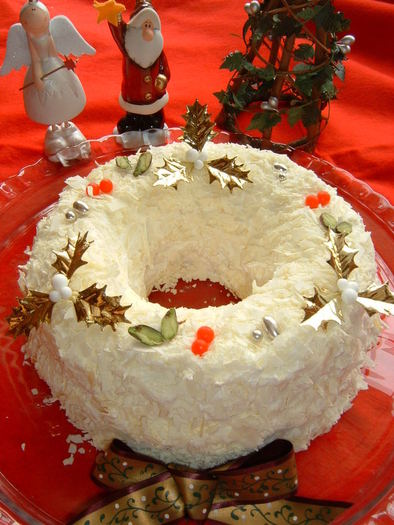 クリスマス☆リースケーキの写真