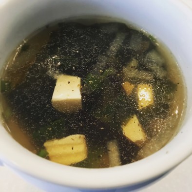 冬瓜の簡単中華スープの写真