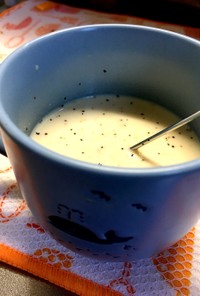 1分ですぐ出来る簡単マグカップ豆乳スープ