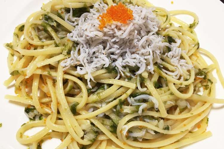 シラスと生海苔のパスタ レシピ 作り方 By Canadaeh クックパッド 簡単おいしいみんなのレシピが374万品