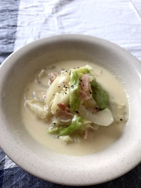 濃厚☆食べる野菜の豆乳チーズスープ