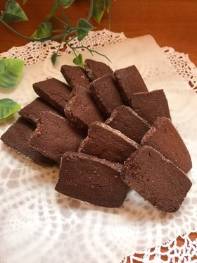 サクサクほろ苦クッキー