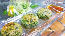 簡単!ライスペーパーでもっちりニラ饅頭❤