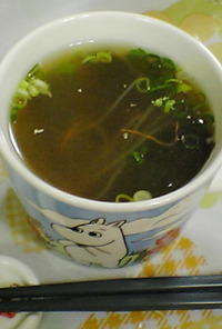 酢の物再生☆酸っぱい中華スープ