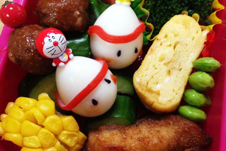 お弁当 17運動会赤組 小2小4 レシピ 作り方 By ほっぺとえくぼ クックパッド 簡単おいしいみんなのレシピが355万品