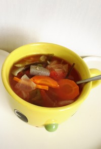 カラダポカポカ！燃焼系トマトスープ