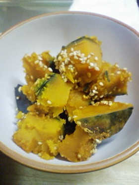 かぼちゃのごま煮