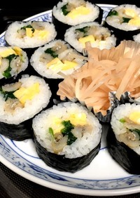 太刀魚の巻き寿司＆ばら寿司