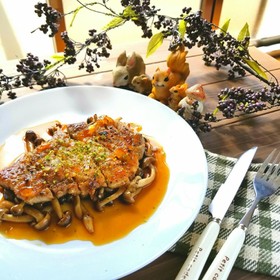 やわらか豚ロースソテー!オレンジソース編