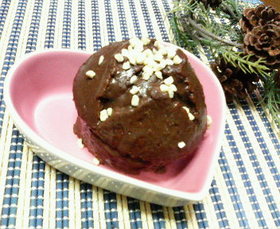 簡単✿気軽におやつの❀とろチョコケーキ✿