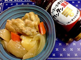 ミツカンのカンタン黒酢で作る♪黒酢煮