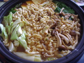 マルチャンのカレーうどんで「カレー鍋」