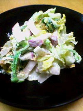 白菜たっぷり!赤かぶサラダ
