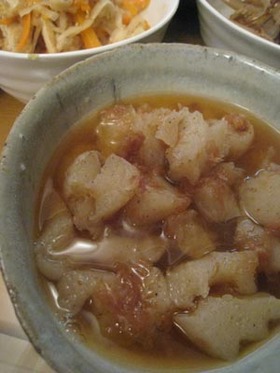 こんにゃくの土佐煮