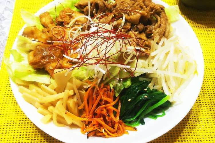 韓国味噌で お店の味のビビンバ レシピ 作り方 By 栄養士の卵 クックパッド 簡単おいしいみんなのレシピが361万品