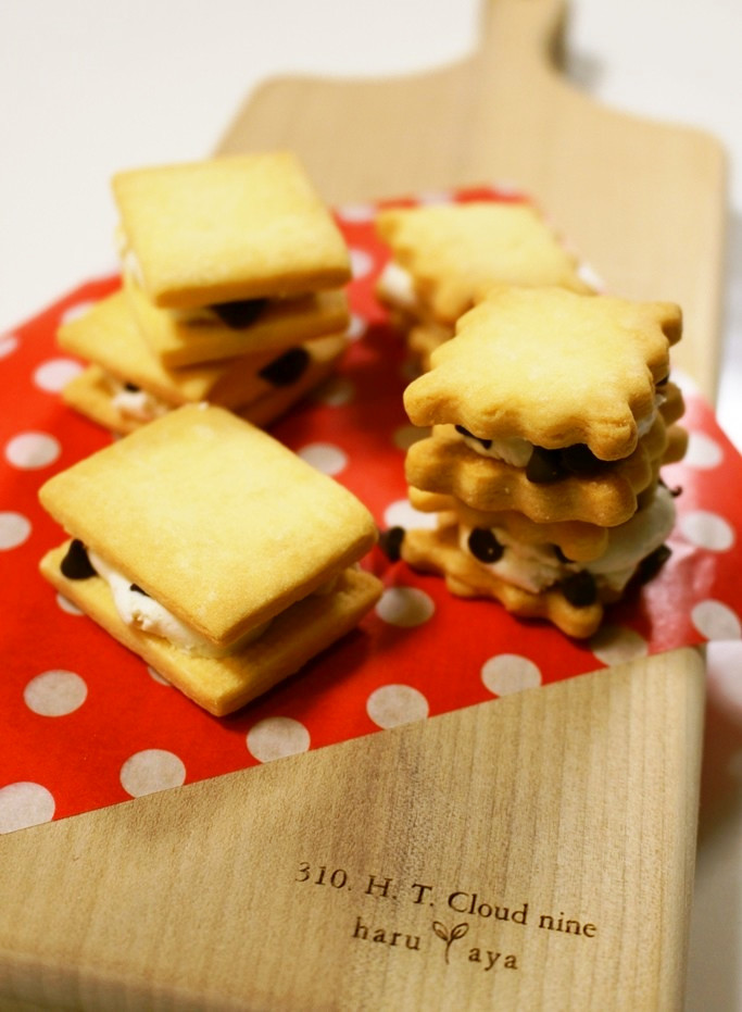 チョコ★チーズホイップ★サンドクッキーの画像