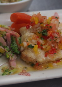 白身魚のソテー・イタリアンソース
