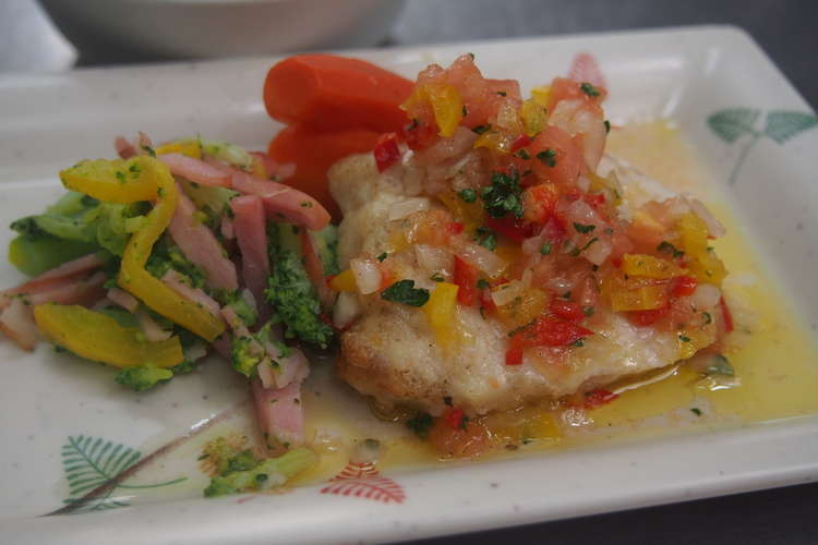 白身魚のソテー イタリアンソース レシピ 作り方 By 針木のぽち クックパッド 簡単おいしいみんなのレシピが352万品