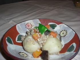 里芋のそぼろ煮